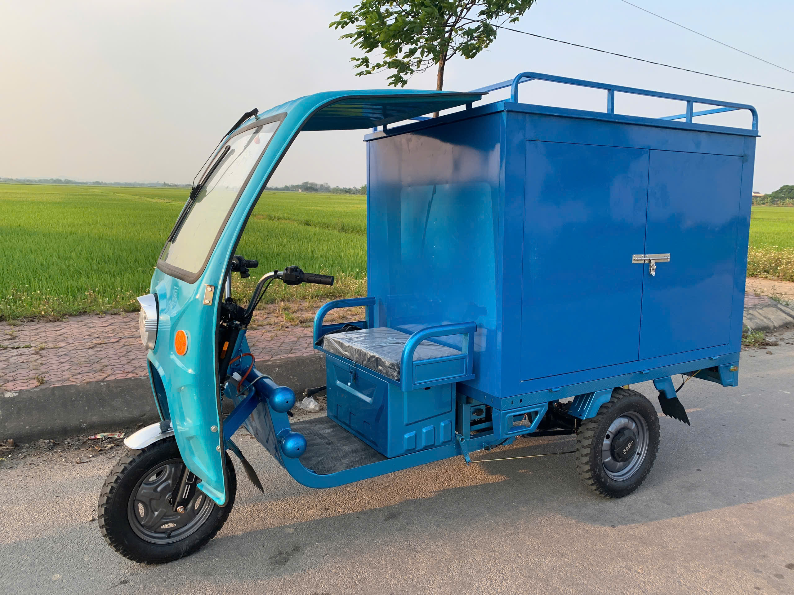 XE ĐIỆN THÙNG KÍN - MÁI CHE - Ảnh 6
