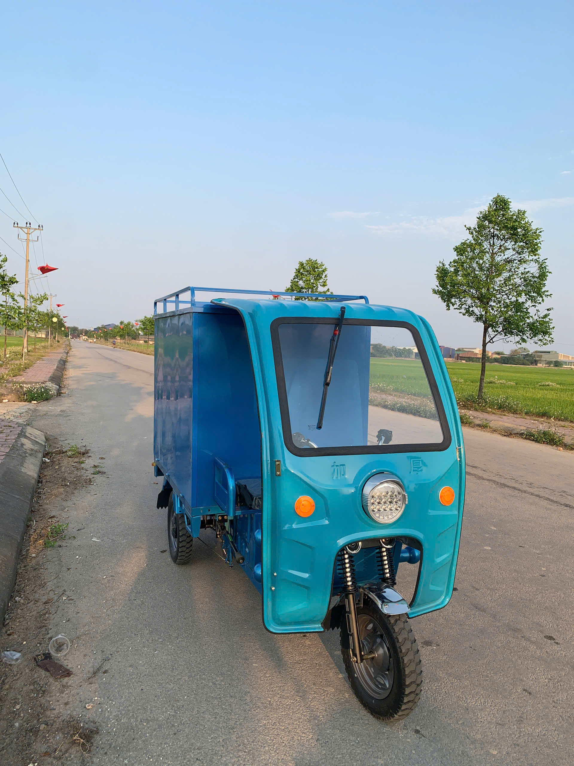 XE ĐIỆN THÙNG KÍN - MÁI CHE - Ảnh 5