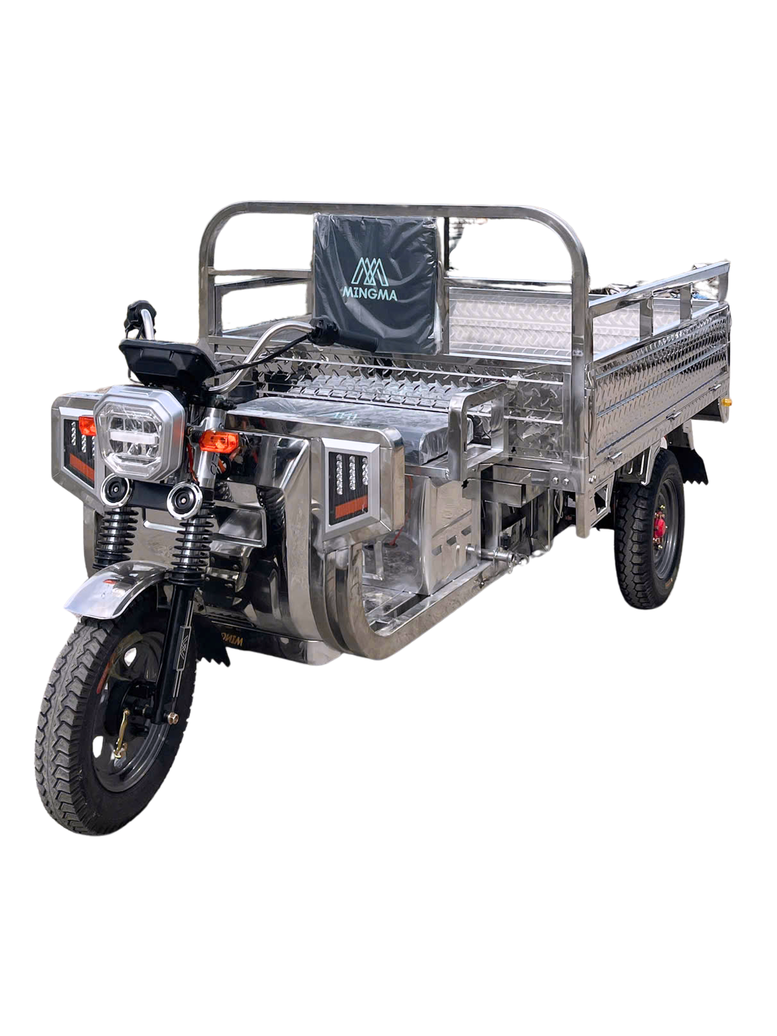 XE ĐIỆN CHỞ HÀNG 1.8M INOX - THÙNG BẠT - Ảnh 5