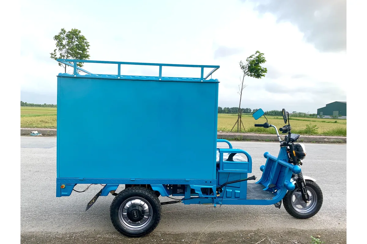 Xe điện thùng kín inox 201 MINGMA
