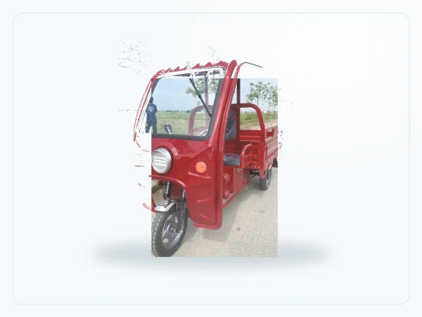 Xe điện ba bánh có mái che MINGMA - ảnh chính nền sạch