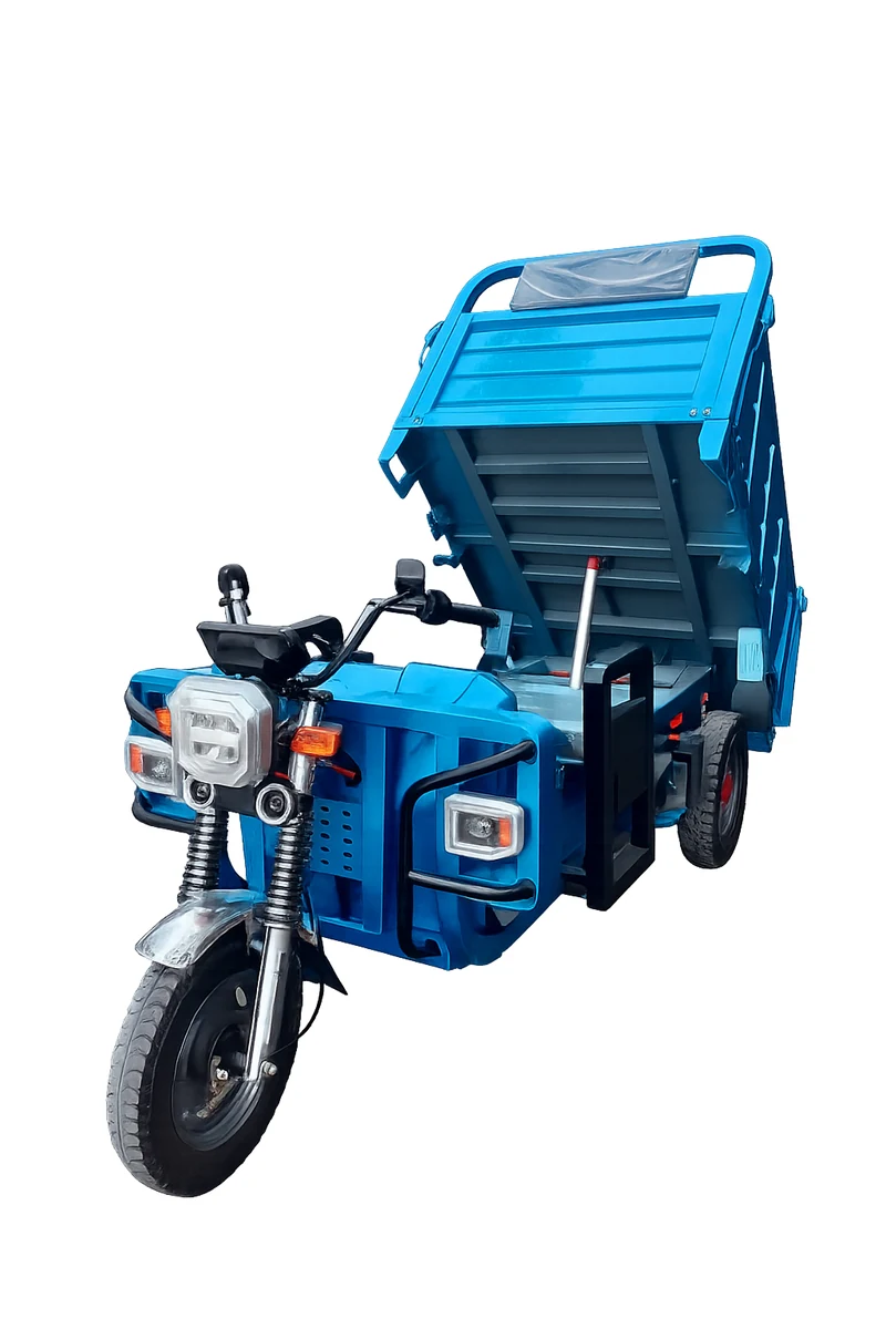 XE BA BÁNH ĐIỆN 1,6M CÓ BEN