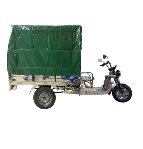 XE ĐIỆN CHỞ HÀNG INOX 700KG - THÙNG BẠT 