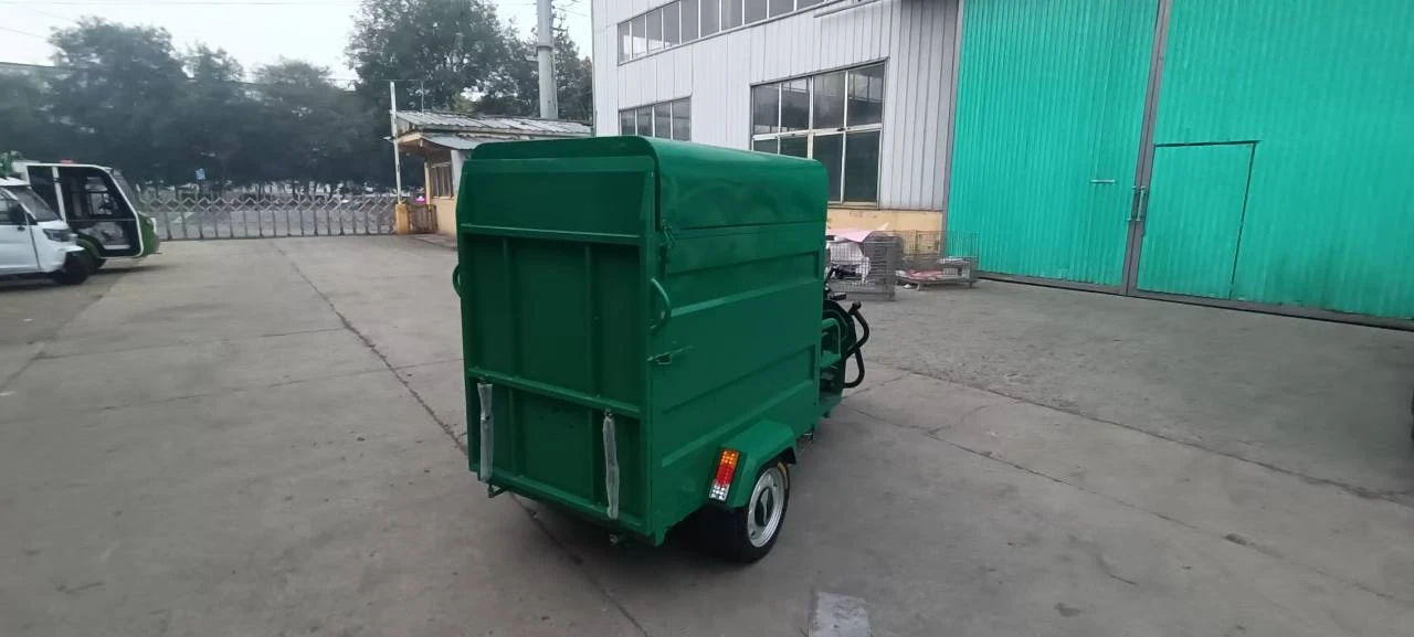 Góc nhìn phía sau khi khoang chở thùng được đóng lại. Ảnh thực tế xe MINGMA.